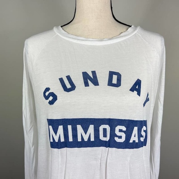 South Parade "Sunday Mimosas" Graphic Long Sleeve T-Shirt - Picture 2 of 5